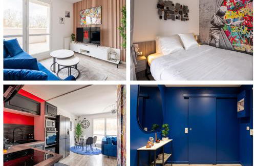 L Urban Chic - Wifi - Terrasse - Parking - 4p - RER - Paris - A6 - Orly - Foto 2