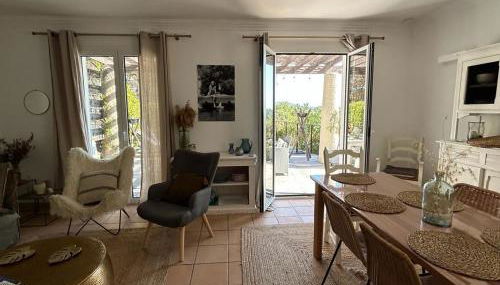 Les restanques maison des chênes vue mer 6 personnes - Foto 4