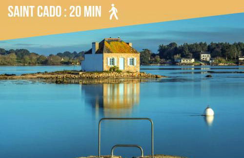 Jolie maison rénovée au bord de la Ria, Belz - Foto 14