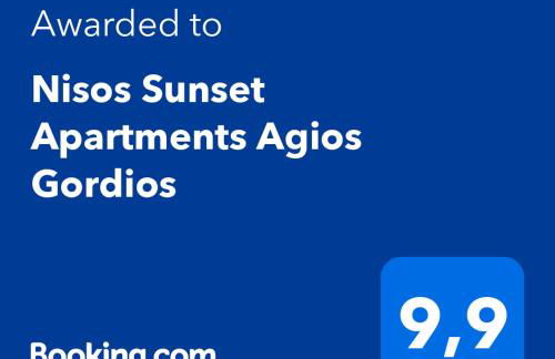 Nisos Sunset Apartments Agios Gordios - Foto 2