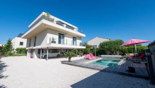 SUPERBE VILLA VUE MER JUSQU'A 14 COUCHAGES La LONDE LES MAURES Entre HYERES et Le LAVANDOU 4 Etoiles PISCINE CHAUFFEE - Foto 2