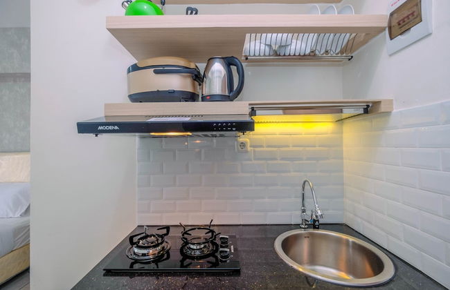 Graceful Studio Room At Podomoro Golf View Apartment By Travelio - Foto 5