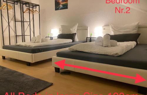 STN Deluxe Suite - Ferienwohnung mit 2 Schlafzimmer & Parkplatz, Highspeed WLAN, Netflix Premium, Zentral zu Audi & Schwarz Gruppe - Foto 6