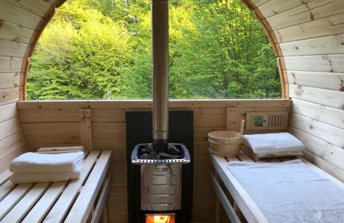 Leśniczówka domek balia sauna jeziorka w lesie na wyłączność - Foto 8