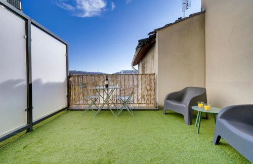 Apt de 30 m2 - 5 min de Bordeaux - terrasse - parking - Foto 7