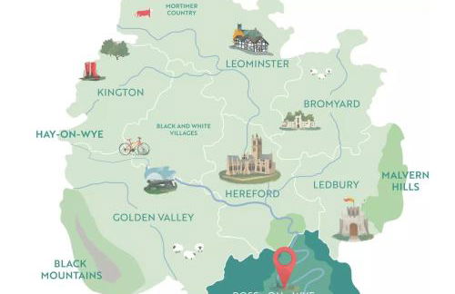 Spacious & stylish riverside apartment in Ross on Wye - Foto 13