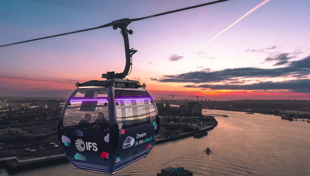 Entradas para el teleférico IFS Cloud Cable Car de Londres - Foto 5, Observando el atardecer de Londres desde el teleférico