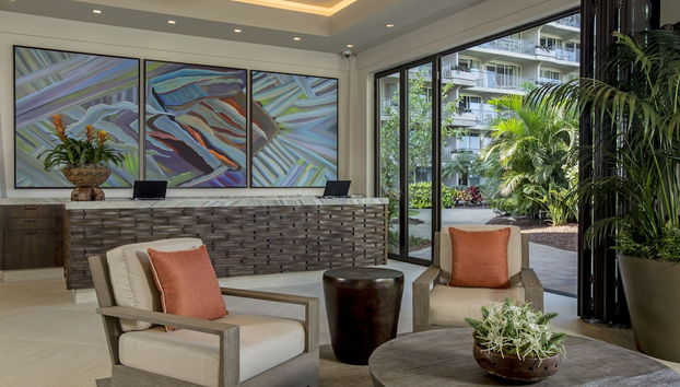 Sala de estar do lobby