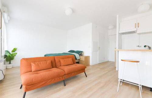 Studio Orly 15 min I Balcon, cuisine, Wi-Fi rapide - Foto 19