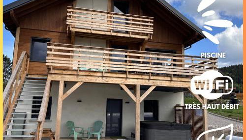 Chalet PLUME D'EAU - jacuzzi, piscine et pétanque - Foto 4