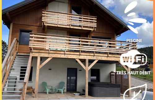 Chalet PLUME D'EAU - jacuzzi, piscine et pétanque - Foto 4