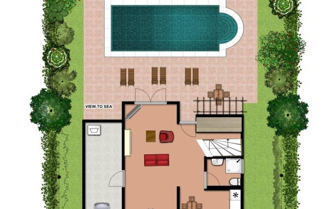 Villa Eufrosini Large Private Pool Walk to Beach Sea Views A C Wifi Car Not Required - 2301 - Foto 8