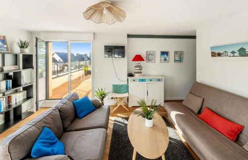 La Marinière - Terrasse et parking, proche plage - Foto 19