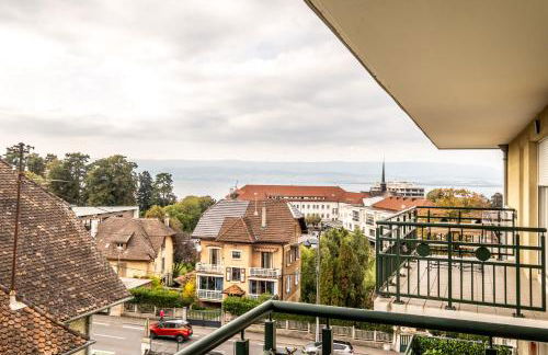 La Résidence Fleurie, vue sur le Lac Léman - Foto 40