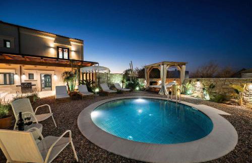 SunKeramos Retreat - "Free" Heated Pool Private Villa - Foto 44