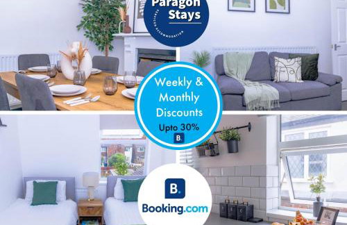 Templar House - Sleeps 6, Special Weekly Monthly Stay Rates, Central Location with FREE Parking, FREE WiFi, Perfect for ALTON TOWERS & M6 - Foto 4