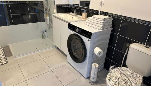 Appartement de standing, parking privé, climatisé, proche du centre-ville et la gare centre - Photo 4, towels, Shower