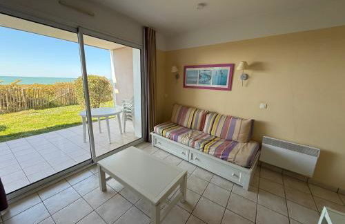 Charmant appartement T2 en rez de jardin terrasse face mer 4 personnes - Foto 1