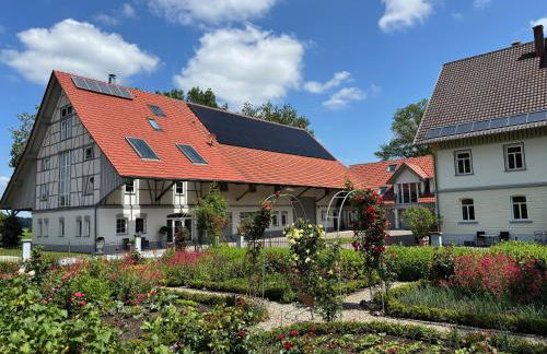 Ferienwohnung mit großzügiger Terrasse und Blick in die Natur - Foto 11