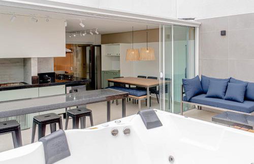 Cobertura Premium Hidro 3Quartos 2Vagas Ubatuba - Foto 1