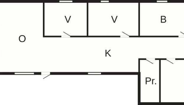 6 Person Holiday Home in Glesborg - Foto 3, Plano