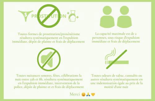 Disponible - Appartement Entier - Matelas Emma - RER B Laplace, 5mn Paris - 2 pers - Parking Rue Gratuit - Tout équipé - RDC - 1 - Foto 23