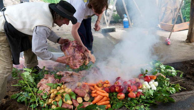 Élaboration du Curanto