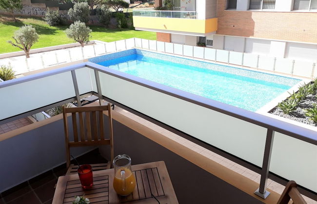 T1 Varandas Forte Piscina Ar Cond Garagem - Foto 21