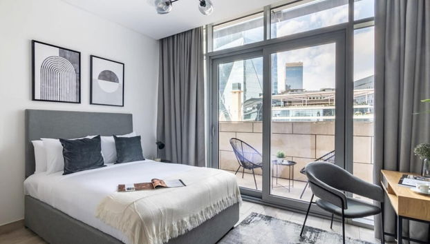 Silkhaus Difc Studio With Balcony View Gym Pool - Foto 2, Habitación