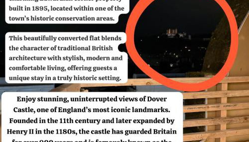 Premium Apartment with Dover Castle Views, Central Dover - Foto 2