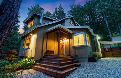 Redwood Oasis - Luxe Santa Cruz Cabin with Hot Tub - Foto 27