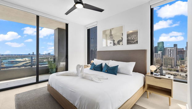 Bayfront 3BR in Downtown Miami - Foto 4, Habitación