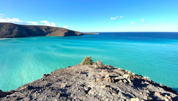 Vistas da ilha Espírito Santo