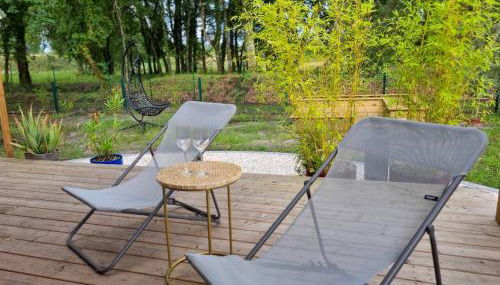 Chalet 18 tout confort pour un séjour dans domaine avec Piscine et en bordure Lac avec plage artificielle - Foto 4, Garden