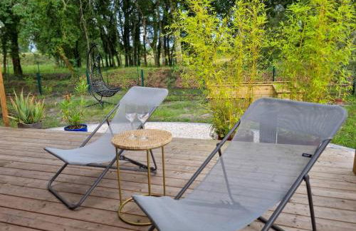 Chalet 18 tout confort pour un séjour dans domaine avec Piscine et en bordure Lac avec plage artificielle - Foto 4