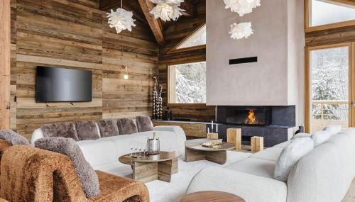 7 Summits - Chalet 230m2 Salon Cathedrale Vues Cheminee - Foto 5