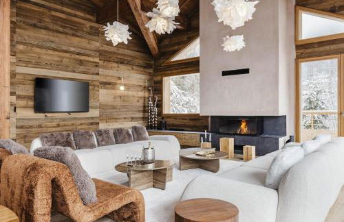 7 Summits - Chalet 230m2 Salon Cathedrale Vues Cheminee - Foto 5