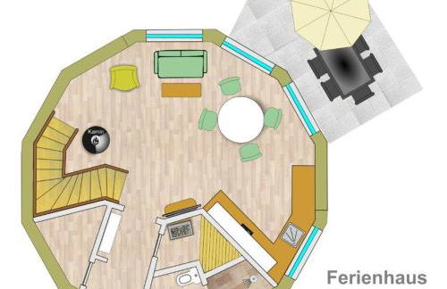 Südkugel - Kugelhaus in ökologischer Bauweise am Tollensesee - Foto 2