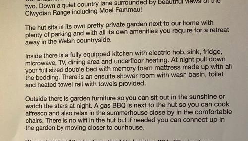 Shepherds Hut in the Hills - Nr. Mold - Foto 2