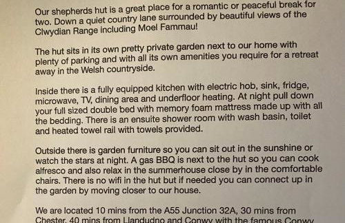 Shepherds Hut in the Hills - Nr. Mold - Foto 2