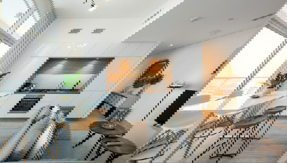 Chic 2BR w Dubai Marina Views - Foto 1, Habitación