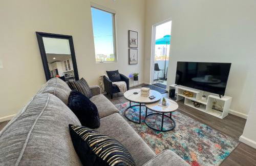 Downtown Los Angeles Skyline balcony view Modern Penthouse - Foto 7