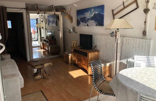 Grand studio La Foux d Allos avec vue et terrasse - Foto 10