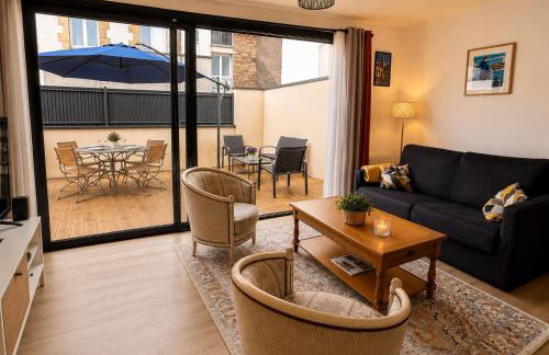 Plein centre Auray - Spacieux duplex T2 avec grande terrasse ensoleillée - Foto 10