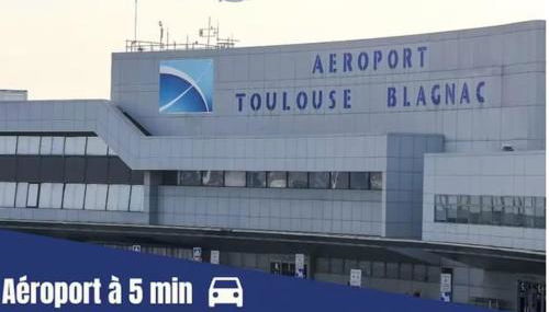 Studio Toulouse Aéroport - Piscine Sauna Fitness - Foto 5