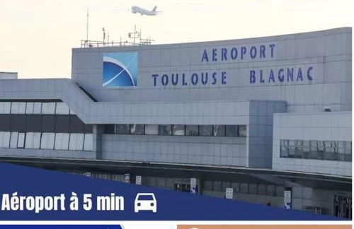 Studio Toulouse Aéroport - Piscine Sauna Fitness - Foto 5