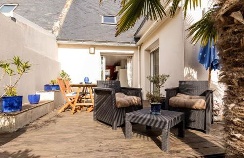 Gîte charmant à Guérande: 3 ch., jardin clos, proche plages et commerces, parking privé, wifi inclus - FR-1-306-1259 - Foto 12