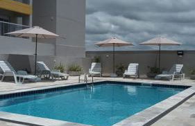 Studio 124 luxuoso, novo, bem equipado com ar condicionado e cozinha completa - Centro Mogi - Foto 46