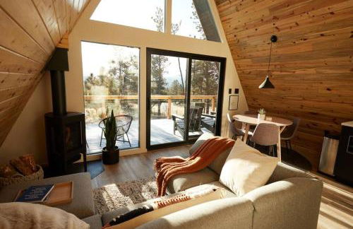 Modern A-frame w/ hot tub + view - Foto 13