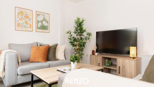 Beautiful and Modern 2-bed Home in Nottingham by Renzo, Free Wi-Fi, Ideal for Contractors - Foto 4